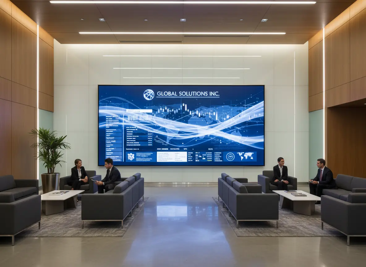 Corporate Lobby Installation COB LED Screen