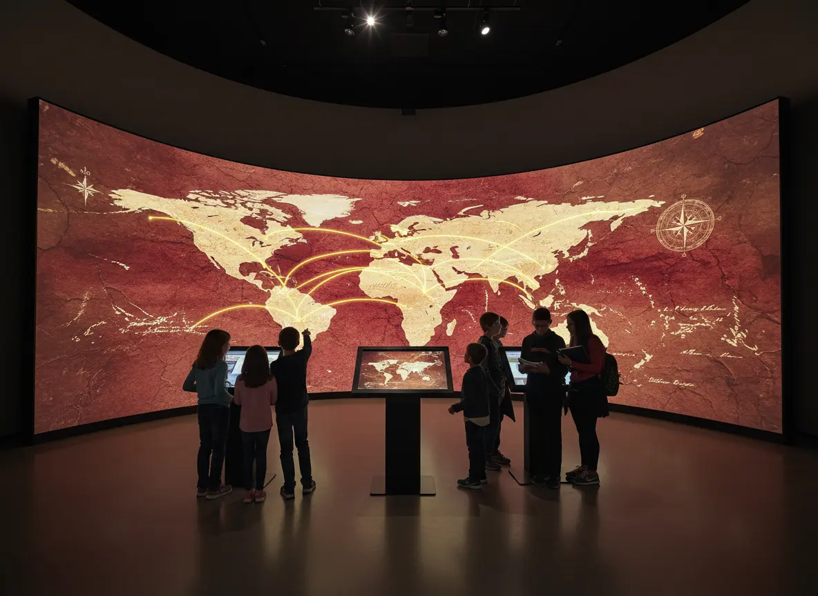 Museum Educational Display COB LED Screen